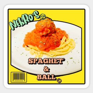 NEKRO’s Spaghet’ & Ball !!! Sticker